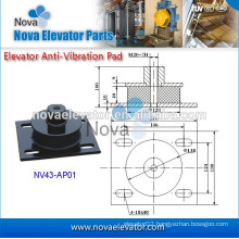 Elevator Component, Max Load 6000kg, Hardness 65-75, Anti-vibration Pad for Traction Machine